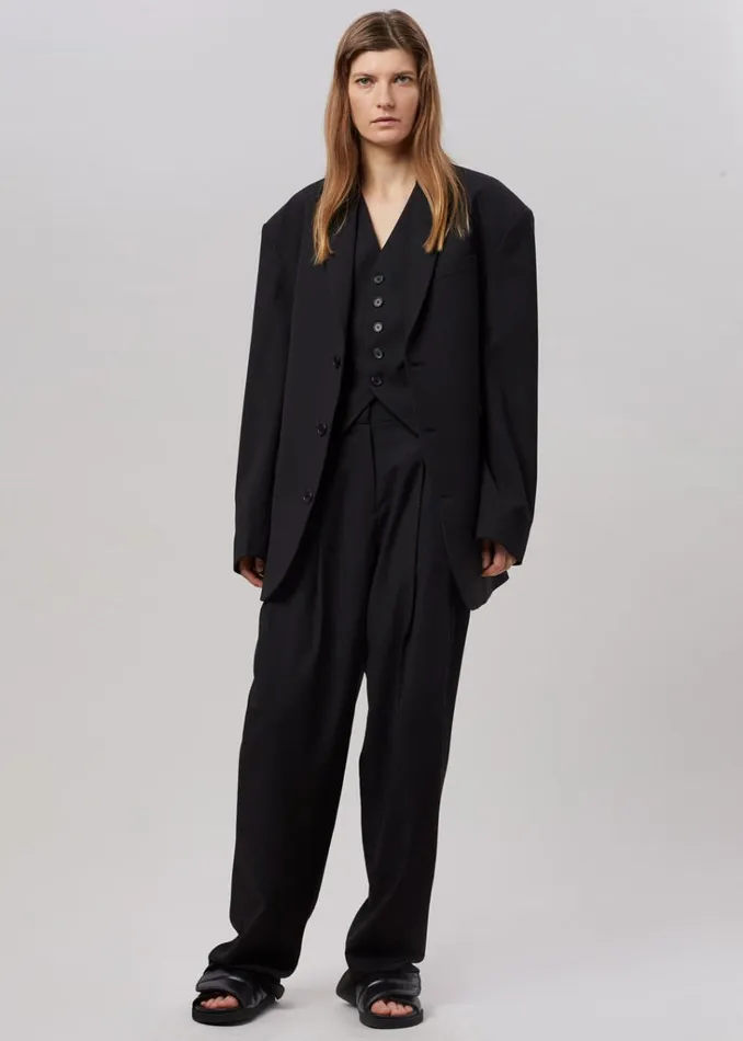 The Frankie Shop Gelso Oversized Blazer 8211 Black Shop Suits