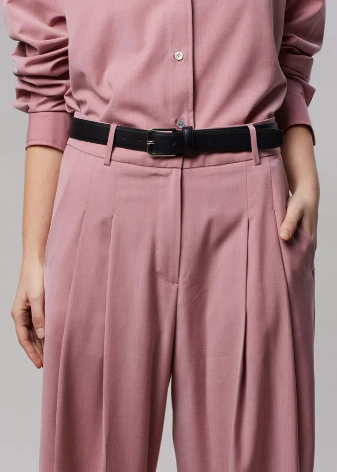 The Frankie Shop Gelso Pleated Trousers 8211 Rose Shop Clothing