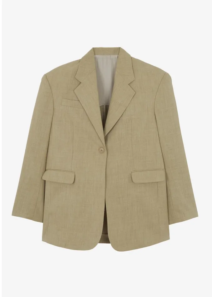 The Frankie Shop Gladys Blazer 8211 Khaki Shop Suits