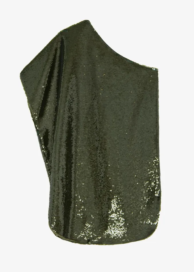 The Frankie Shop Gloria Sequins One Shoulder Dress 8211 Olive Shop Dresses