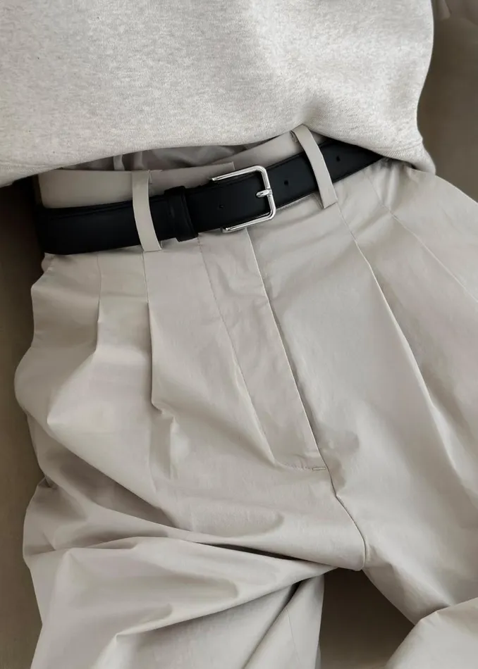The Frankie Shop Jayden Wide Pants 8211 Taupe Shop Bottoms
