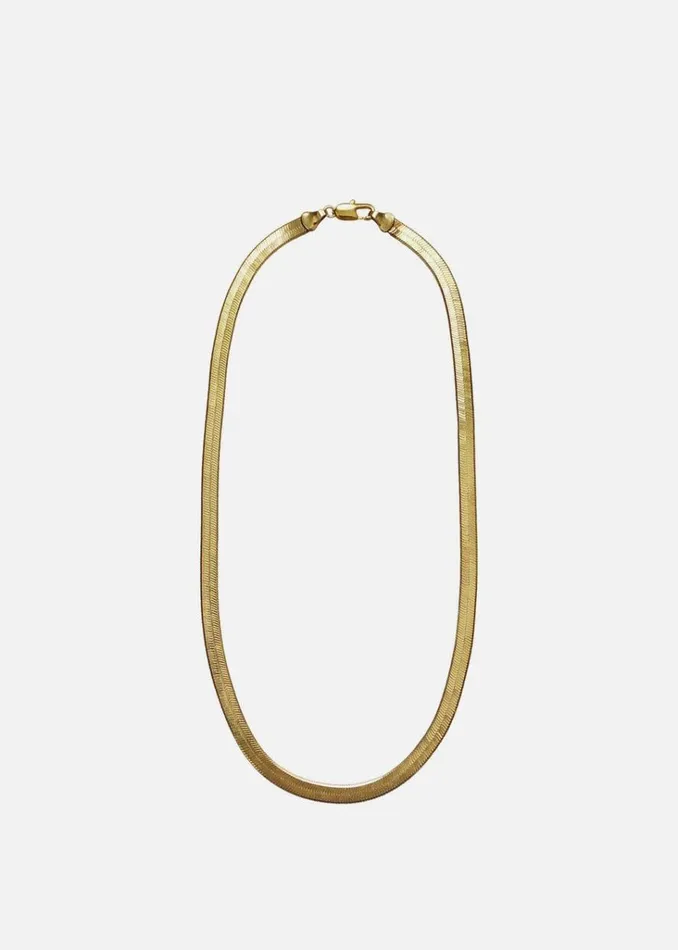 The Frankie Shop Laura Lombardi Omega Chain Necklace 8211 Gold Shop Accessories