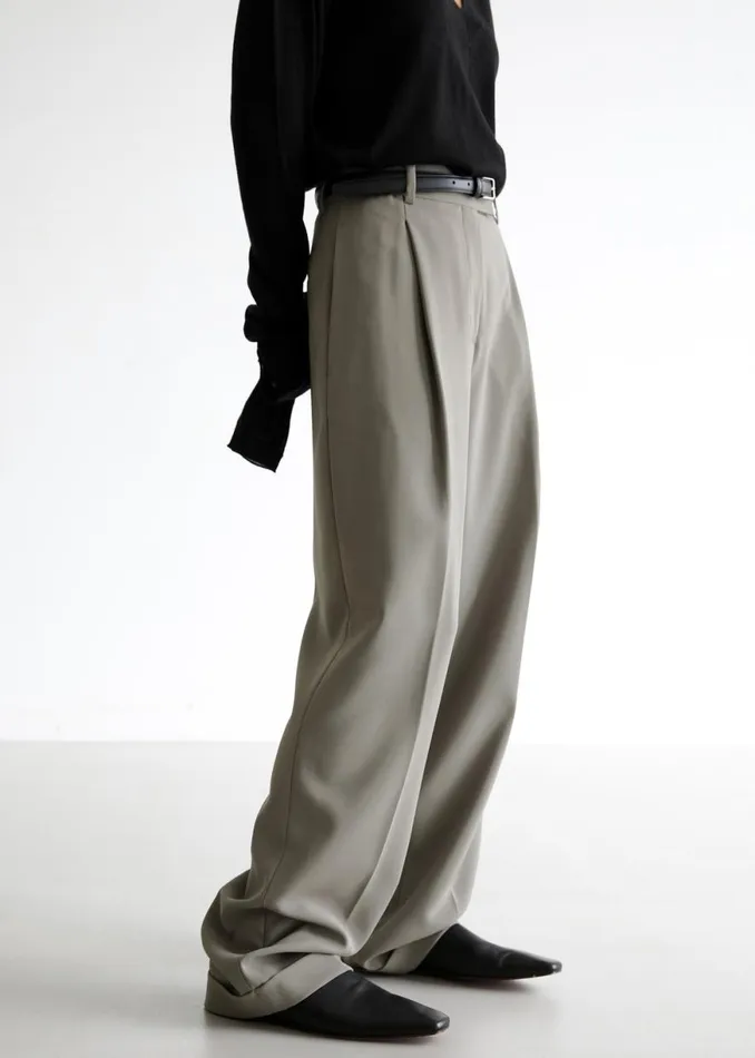 The Frankie Shop Quinnie Trousers 8211 Grey Shop Clothing