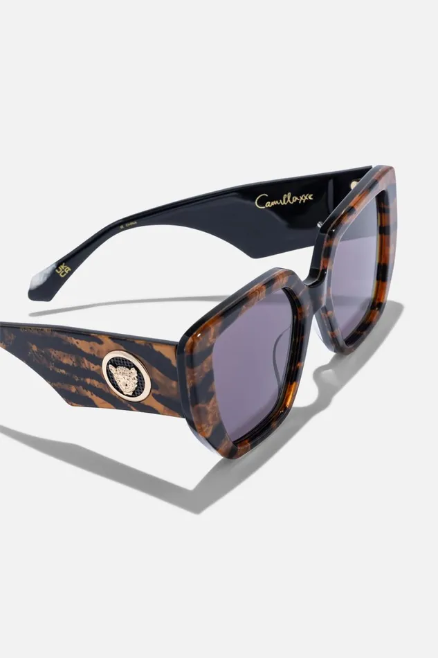 THE PENTHOUSE SUNGLASSES TIGER Tiger WomensMens Camilla Sunglasses