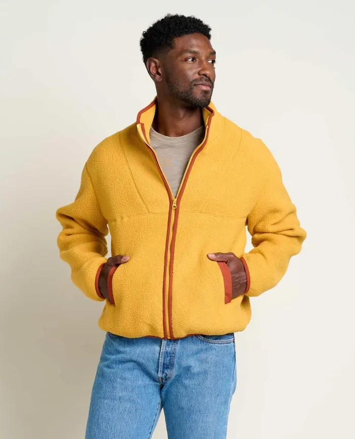 ToadandCo Jackets and Layers Men039s Campo Fleece Zip Jacket Acorn 8211 Men039s