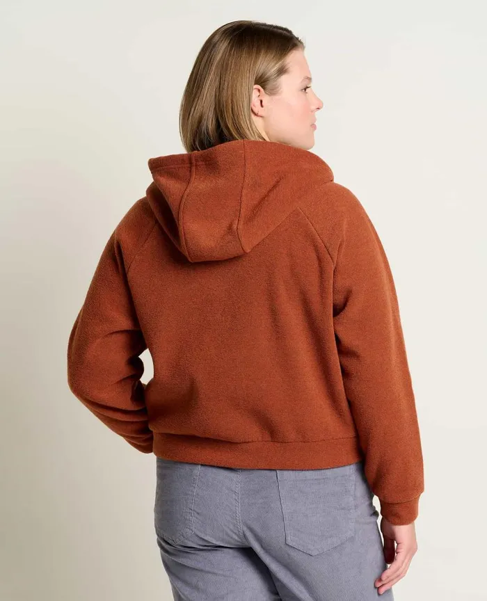 ToadandCo Jackets and Layers Whitney Terry Zip Hoodie Cinnamon 8211 Women039s