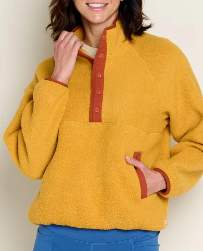 ToadandCo Jackets and Layers Women039s Campo Fleece Pullover Acorn 8211 Women039s