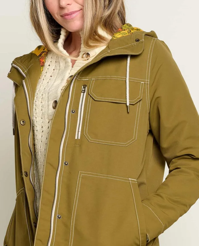 ToadandCo Jackets and Layers Women039s Forester Pass Parka Fir Iii 8211 Women039s
