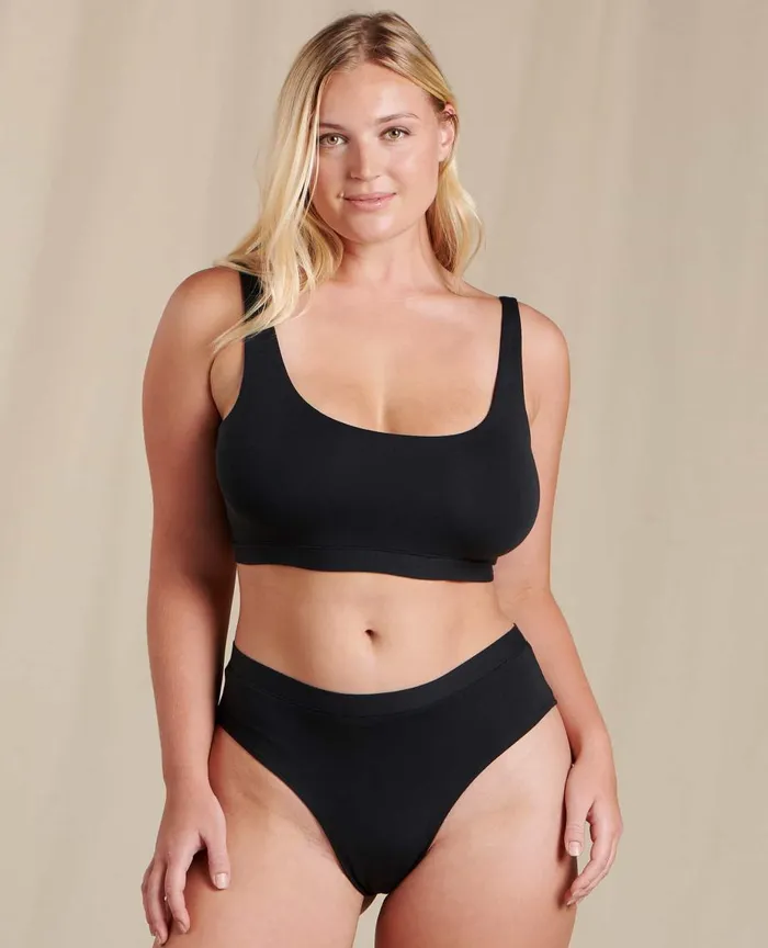 ToadandCo Loungewear and Sleep Scoop Bralette Black 8211 Women039s
