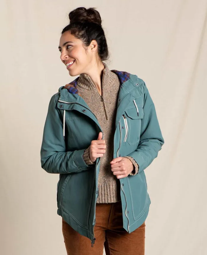 ToadandCo Outerwear Women039s Forester Pass Parka Silver Pine 8211 Women039s