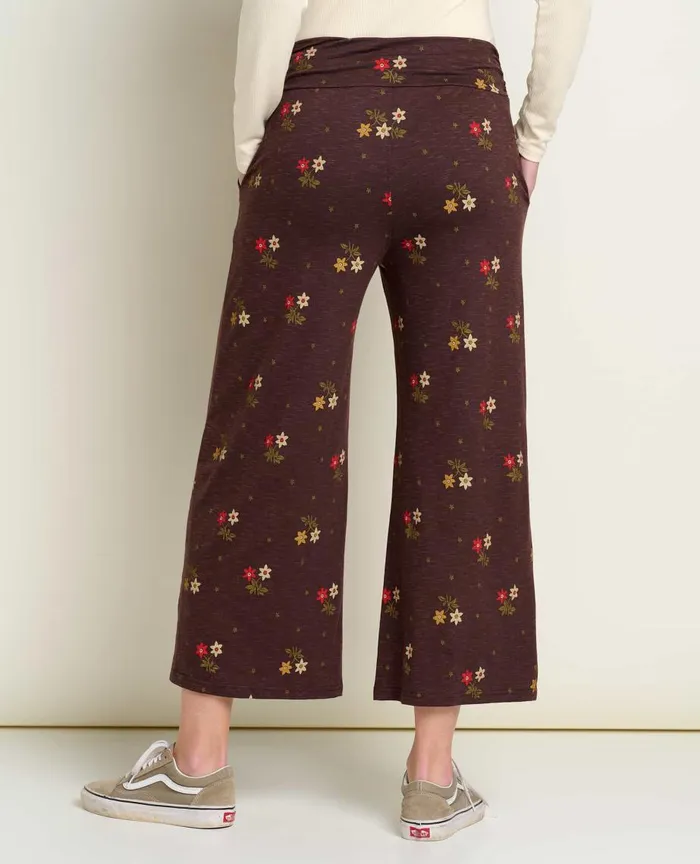 ToadandCo Pants Chaka Wide Leg Pant Carob Duo Print 8211 Women039s