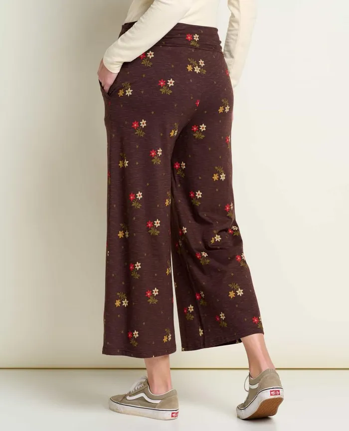 ToadandCo Pants Chaka Wide Leg Pant Carob Duo Print 8211 Women039s