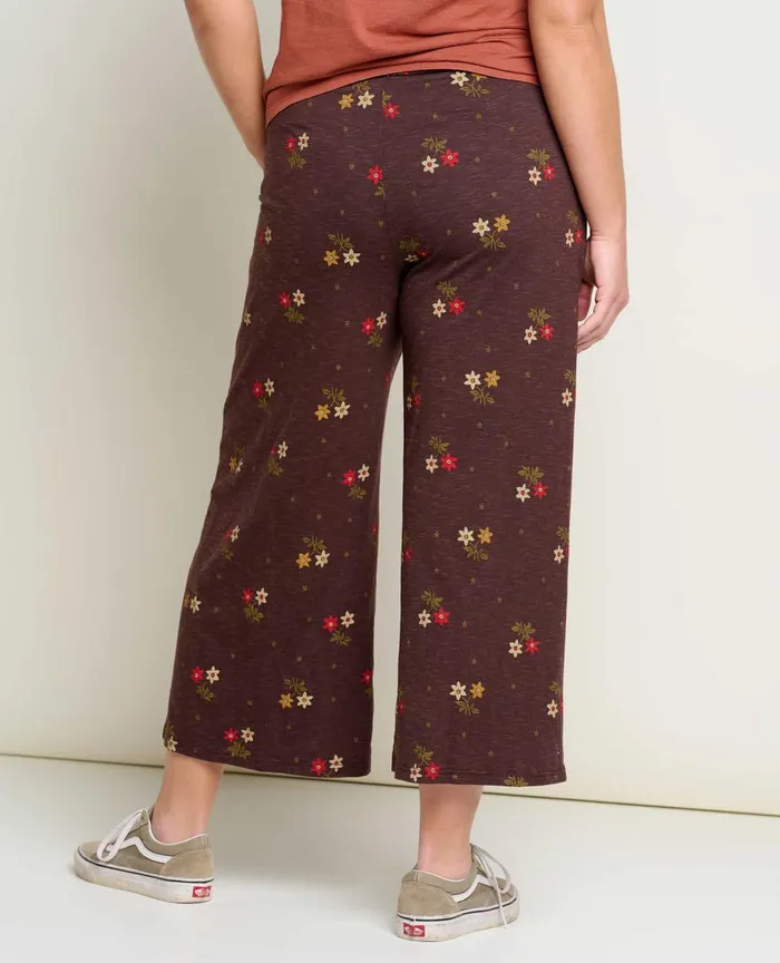 ToadandCo Pants Chaka Wide Leg Pant Carob Duo Print 8211 Women039s