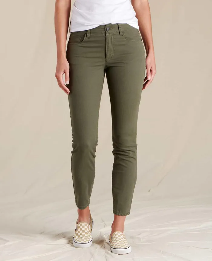 ToadandCo Pants Earthworks 5 Pocket Skinny Pant Beetle 8211 Women039s