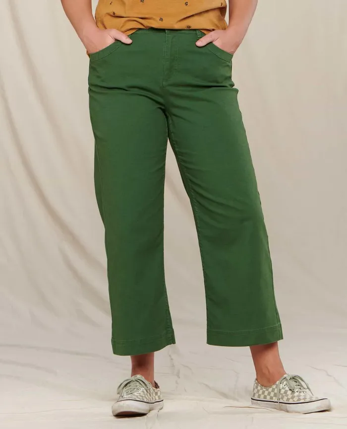 ToadandCo Pants Earthworks Wide Leg Pant Pasture 8211 Women039s