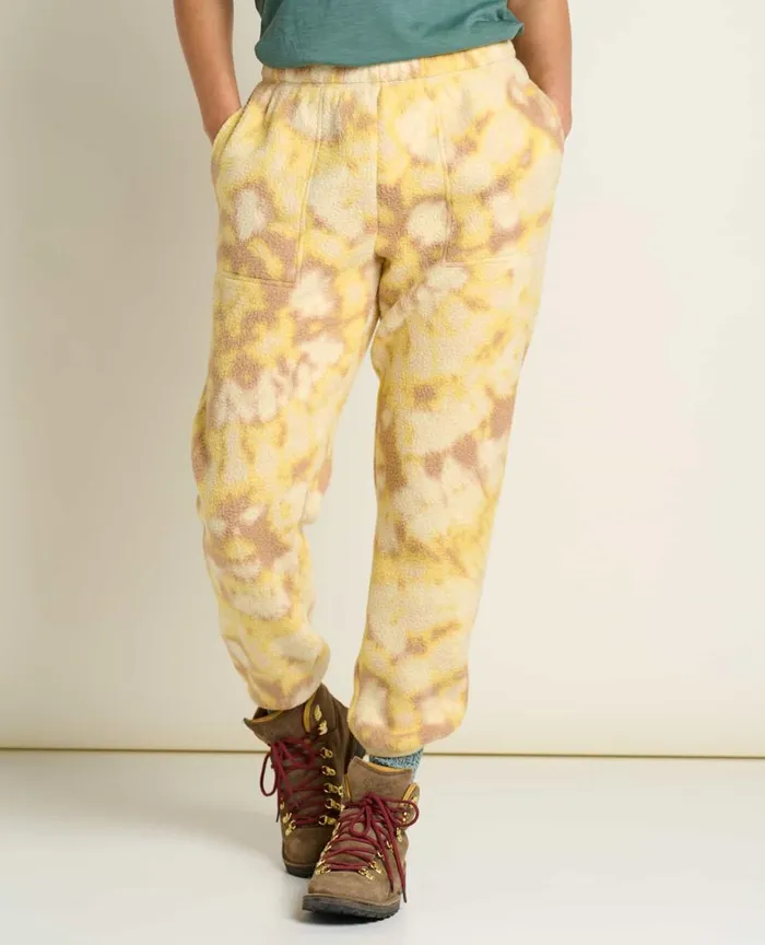 ToadandCo Pants Women039s Campo Fleece Jogger Barley Tie Dye Print 8211 Women039s