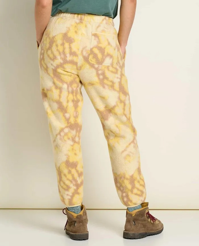 ToadandCo Pants Women039s Campo Fleece Jogger Barley Tie Dye Print 8211 Women039s