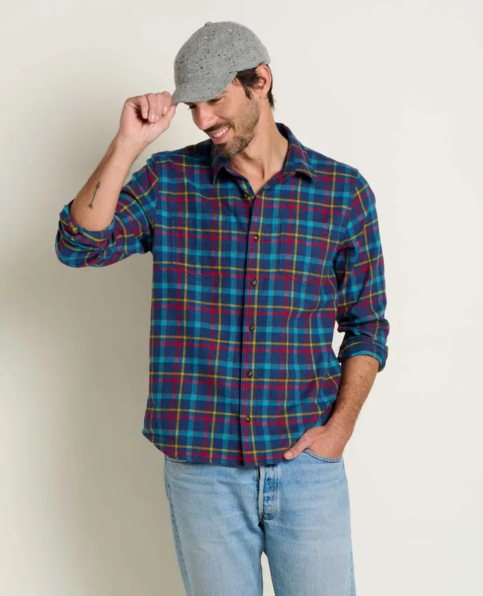 ToadandCo Shirts Flannagan Long Sleeve Shirt True Navy Ii 8211 Men039s