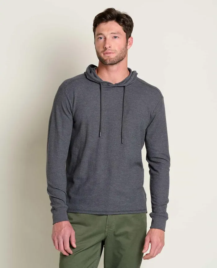 ToadandCo Shirts Framer II Long Sleeve Hoodie Soot 8211 Men039s