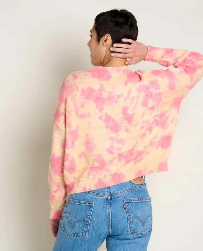 ToadandCo Sweaters Bianca II Crew Sweater Taffy Tie Dye 8211 Women039s