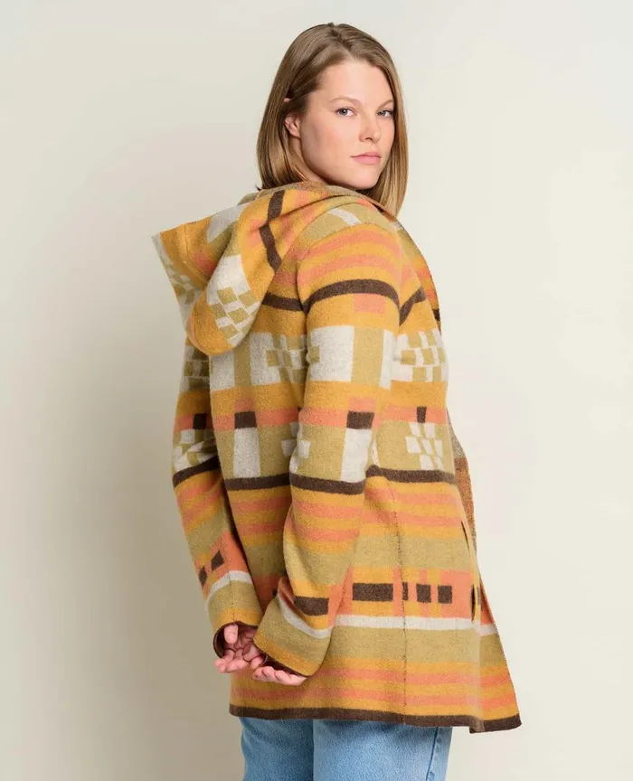 ToadandCo Sweaters Merino Heartfelt Hoodie Papaya 8211 Women039s