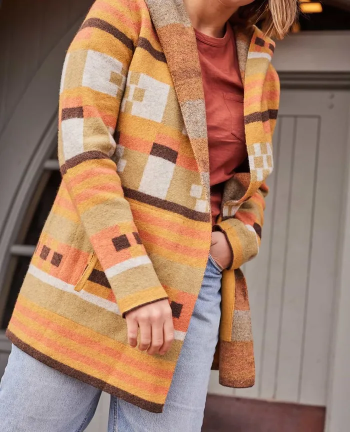 ToadandCo Sweaters Merino Heartfelt Hoodie Papaya 8211 Women039s
