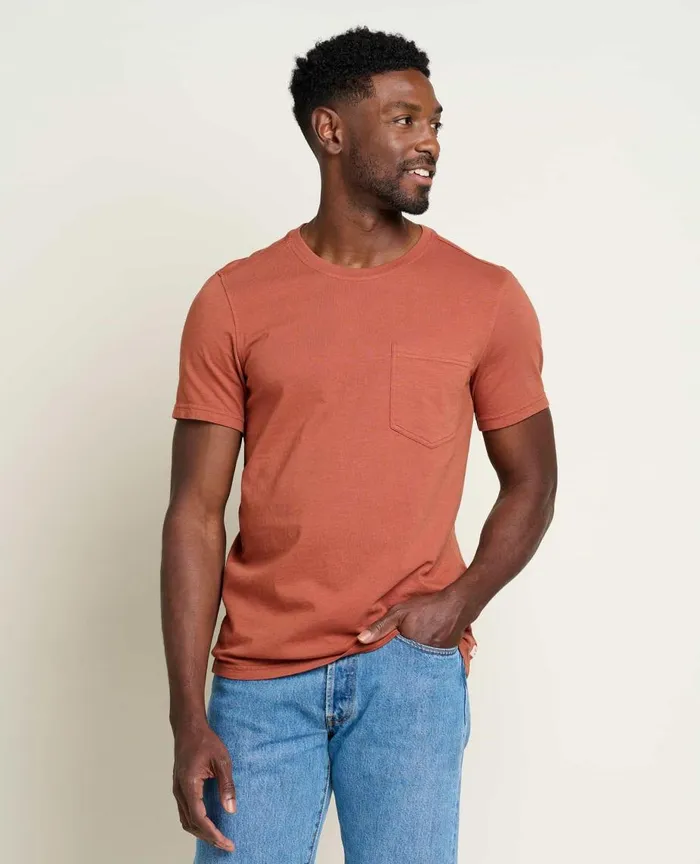ToadandCo TShirts Men039s Primo Short Sleeve Crew Cinnamon 8211 Men039s