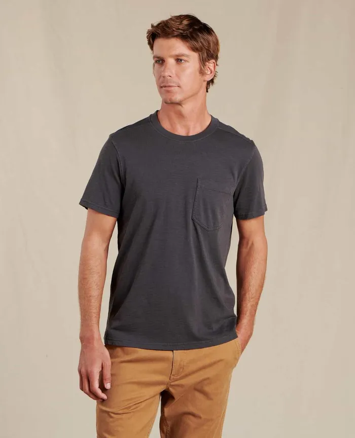 ToadandCo TShirts Men039s Primo Short Sleeve Crew Soot 8211 Men039s