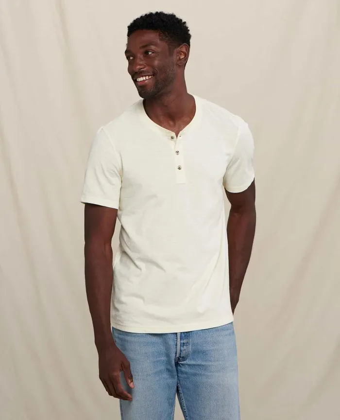 ToadandCo TShirts Men039s Primo Short Sleeve Henley Salt 8211 Men039s