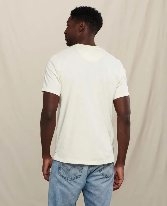 ToadandCo TShirts Men039s Primo Short Sleeve Henley Salt 8211 Men039s