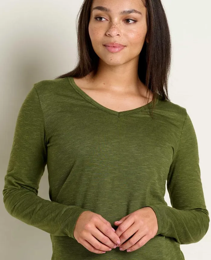 ToadandCo Tops and TShirts Marley II Long Sleeve Tee Chive 8211 Women039s