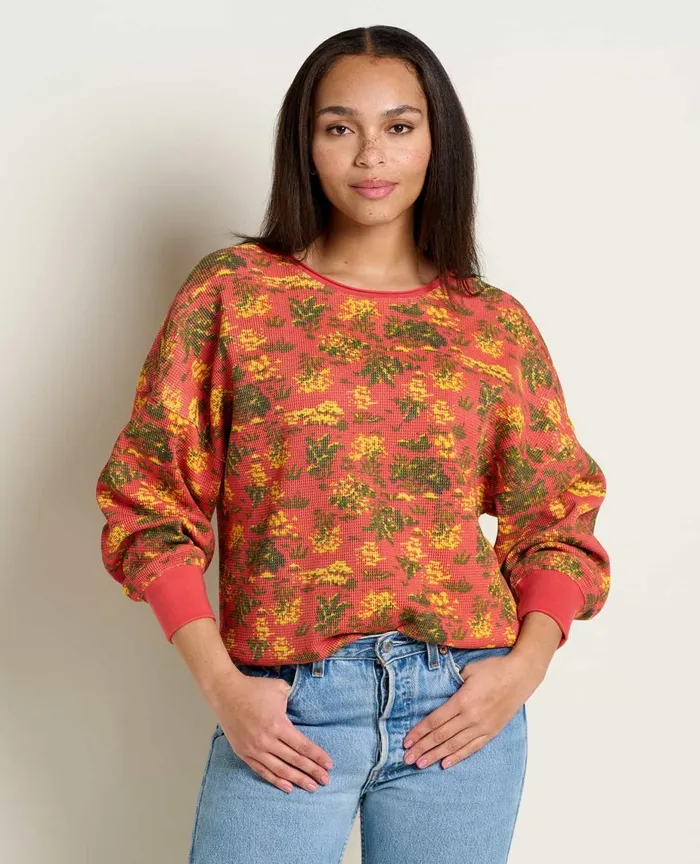 ToadandCo Tops and TShirts McCloud Long Sleeve Pullover Dreamsicle Print 8211 Women039s