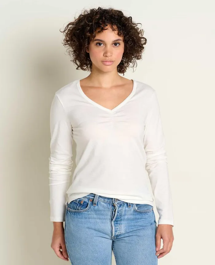 ToadandCo Tops and TShirts Rose Long Sleeve Tee Egret 8211 Women039s