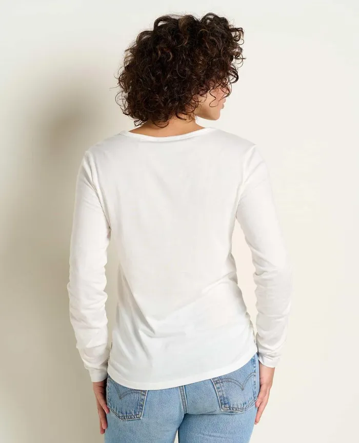 ToadandCo Tops and TShirts Rose Long Sleeve Tee Egret 8211 Women039s