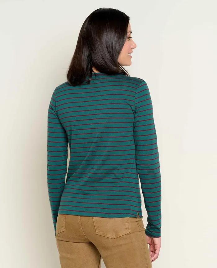 ToadandCo Tops and TShirts Rose Long Sleeve Tee Port Bold Stripe 8211 Women039s