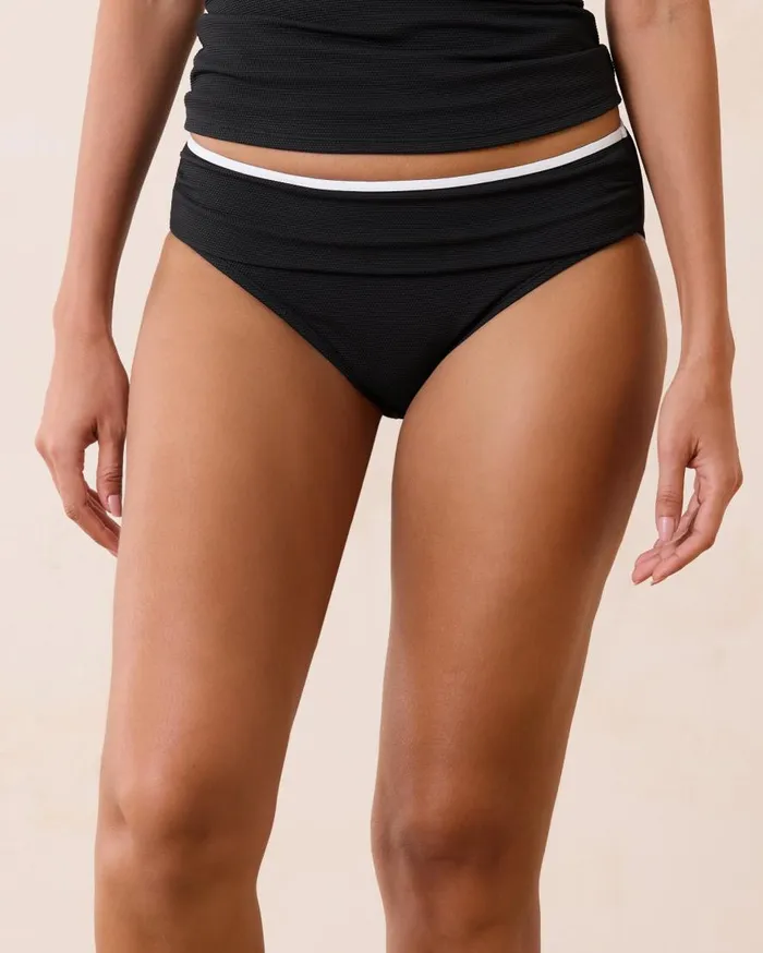 Tommy Bahama Bikini Bottoms Island Cays Cabana HighWaist Bikini Bottoms Black 8211 Women Tommy Bahama Bikini Bottoms Island Cays Cabana HighWaist Bikini Bottoms Black 8211 Women