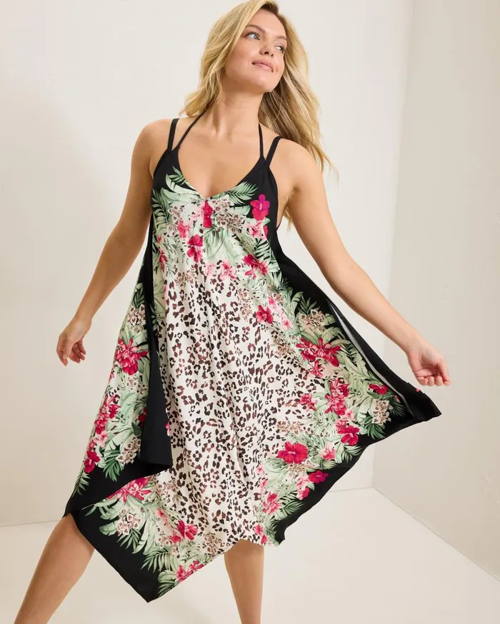 Tommy Bahama Dresses Lily Cat Scarf Coverup Dress Black 8211 Women Tommy Bahama Dresses Lily Cat Scarf Coverup Dress Black 8211 Women