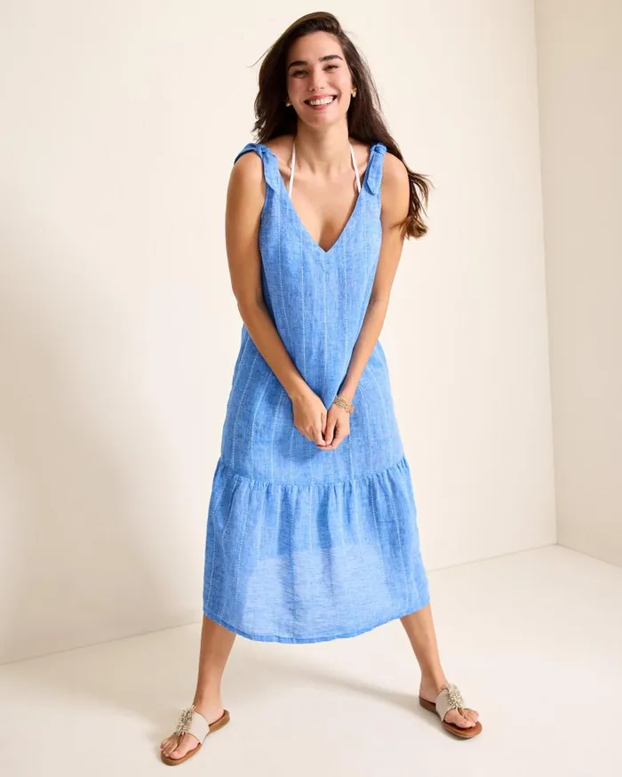 Tommy Bahama Dresses Linen Midi Coverup Dress Turkish Sea 8211 Women Tommy Bahama Dresses Linen Midi Coverup Dress Turkish Sea 8211 Women