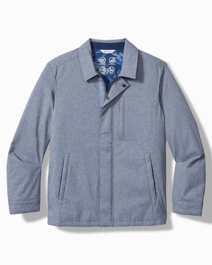 Tommy Bahama Jackets and Outerwear Parkcrest Performance Jacket Navy Heather 8211 Men