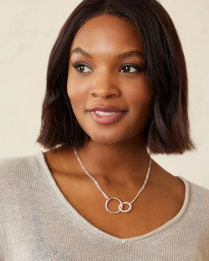 Tommy Bahama Jewelry Island Essence Rose Gold DoubleLoop Necklace Rose Gold 8211 Women Tommy Bahama Jewelry Island Essence Rose Gold DoubleLoop Necklace Rose Gold 8211 Women
