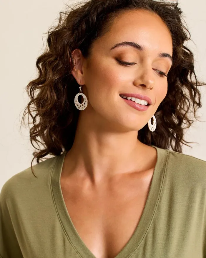 Tommy Bahama Jewelry Tidal Treasure Mother Of Pearl Disc Statement Earrings Gold 8211 Women Tommy Bahama Jewelry Tidal Treasure Mother Of Pearl Disc Statement Earrings Gold 8211 Women