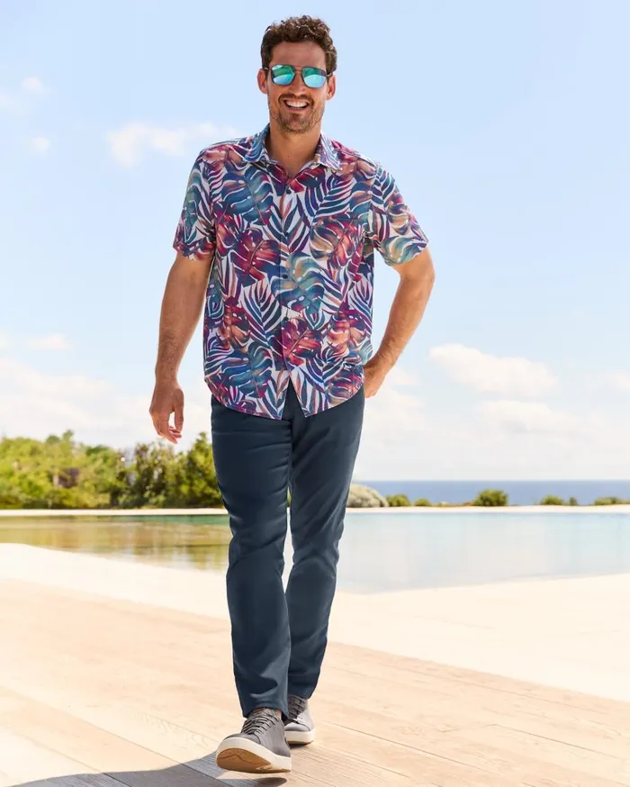 Tommy Bahama Pants and Chinos IslandZone Performance 5Pocket Pants Dark Eclipse 8211 Men