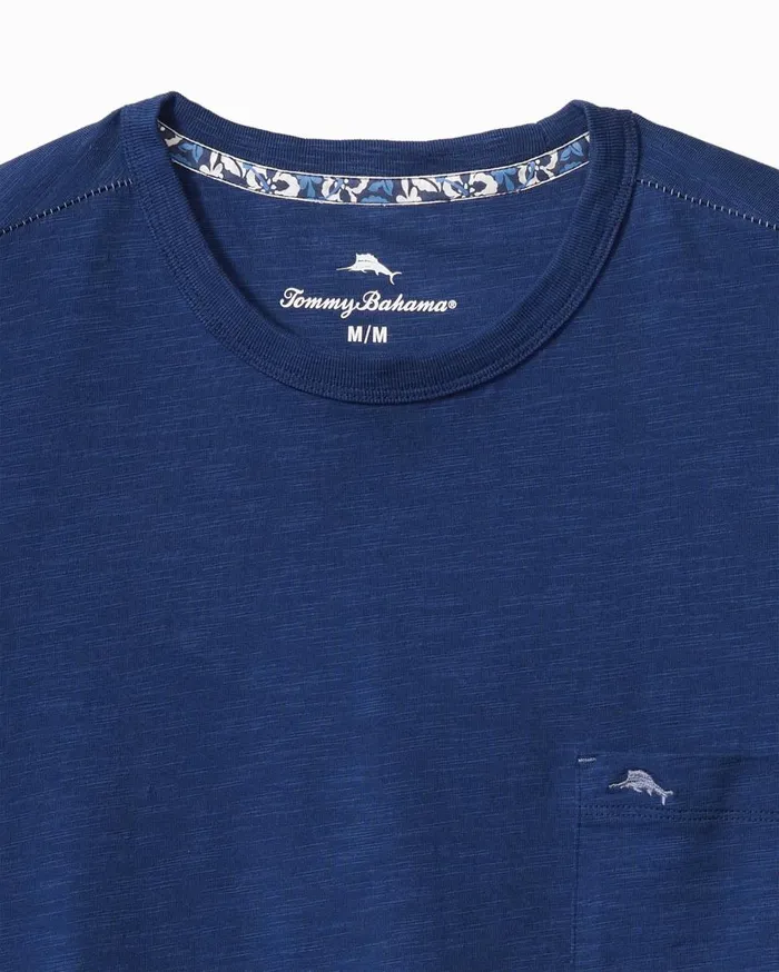 Tommy Bahama Shirts Bali Beach Crew TShirt Bering Blue 8211 Men Tommy Bahama Shirts Bali Beach Crew TShirt Bering Blue 8211 Men