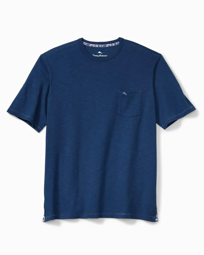 Tommy Bahama Shirts Bali Beach Crew TShirt Bering Blue 8211 Men Tommy Bahama Shirts Bali Beach Crew TShirt Bering Blue 8211 Men