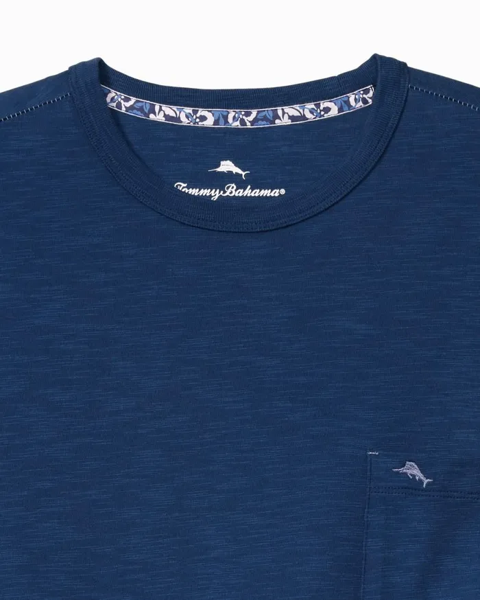 Tommy Bahama Shirts Bali Beach Crew TShirt Bering Blue 8211 Men Tommy Bahama Shirts Bali Beach Crew TShirt Bering Blue 8211 Men