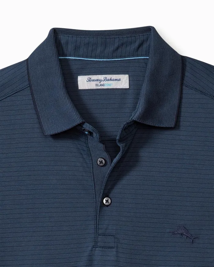 Tommy Bahama Shirts Bay Stripe IslandZone Polo Ocean Deep 8211 Men Tommy Bahama Shirts Bay Stripe IslandZone Polo Ocean Deep 8211 Men