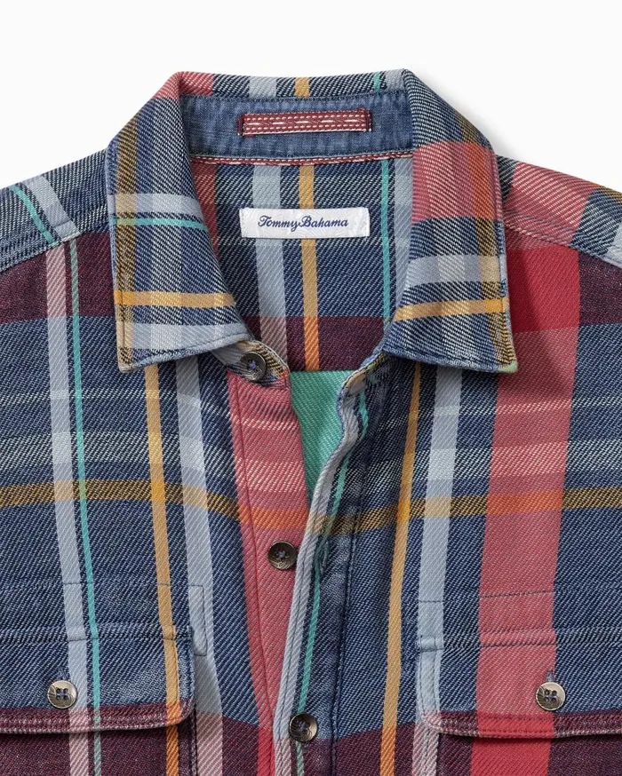Tommy Bahama Shirts Copper Canyon Shirt Jacket Norse Blue 8211 Men Tommy Bahama Shirts Copper Canyon Shirt Jacket Norse Blue 8211 Men