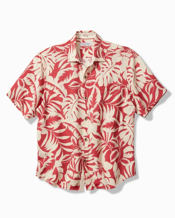 Tommy Bahama Shirts Veracruz Cay Lindavista Leaves ShortSleeve Shirt Dark Havana 8211 Men Tommy Bahama Shirts Veracruz Cay Lindavista Leaves ShortSleeve Shirt Dark Havana 8211 Men