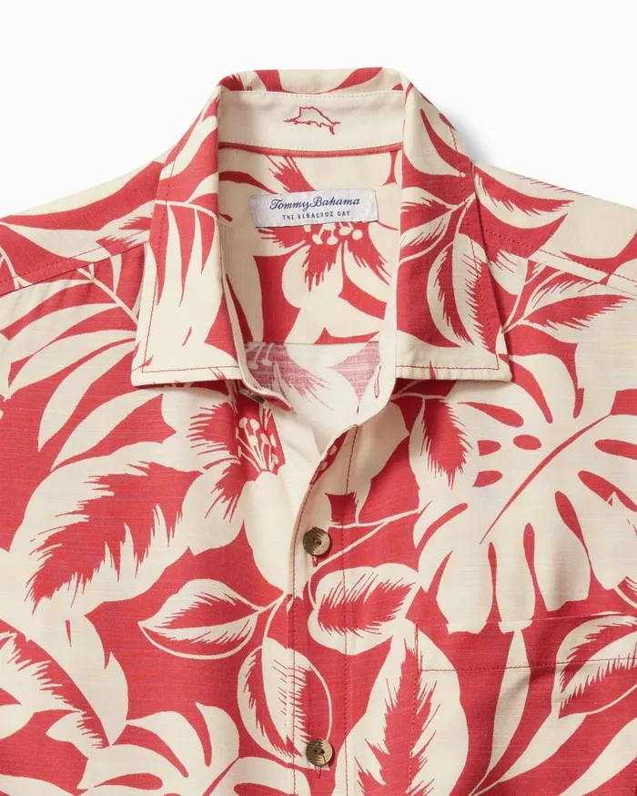 Tommy Bahama Shirts Veracruz Cay Lindavista Leaves ShortSleeve Shirt Dark Havana 8211 Men Tommy Bahama Shirts Veracruz Cay Lindavista Leaves ShortSleeve Shirt Dark Havana 8211 Men