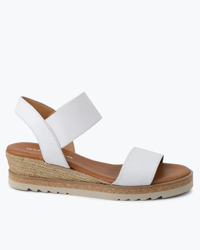 Tommy Bahama Shoes and Sandals Andr Assous Neveah Wedge Sandals White 8211 Women